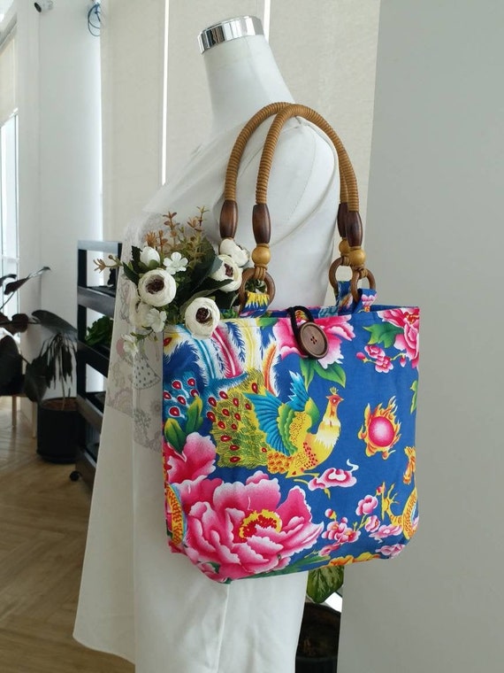 flower shoulder bag