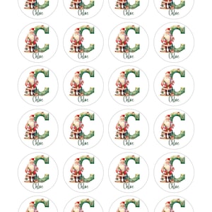Personalised Christmas Stickers, Xmas Name Stickers, Christmas Stickers, Present Stickers, Custom Christmas Present Labels, Name tags image 10