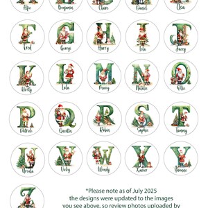 Personalised Christmas Stickers, Xmas Name Stickers, Christmas Stickers, Present Stickers, Custom Christmas Present Labels, Name tags image 5