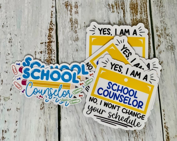School Counselor Stickers: Laptop Decal-Waterproof