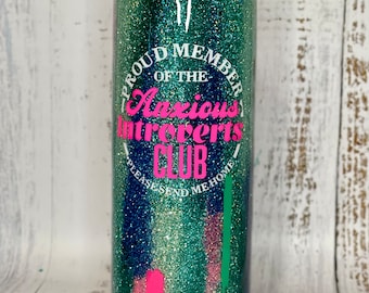 Customizable Glitter Stainless Steel Tumbler: 20 oz, Epoxy Sealed