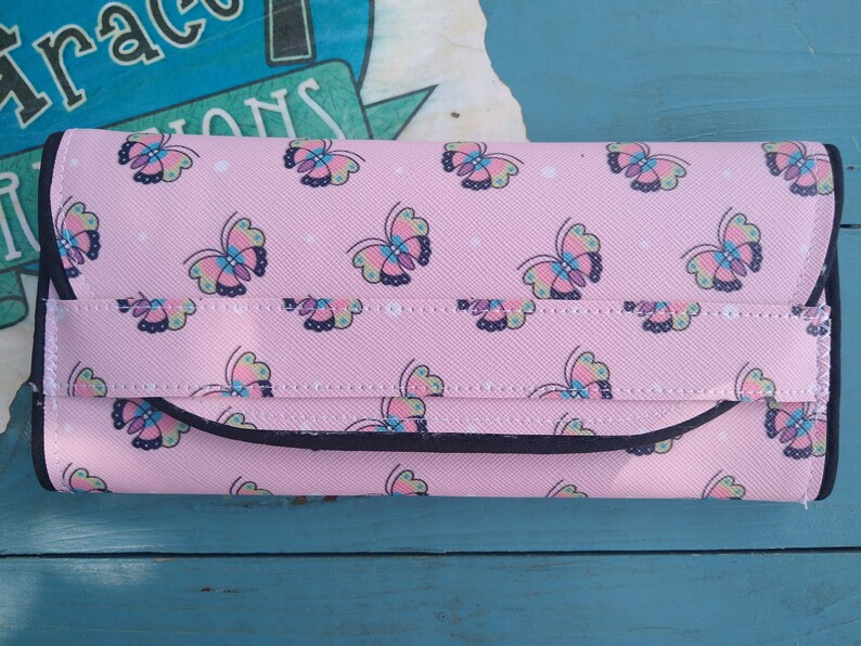 Trifold Wallet Butterflies Etsy