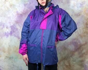 raincoat purple