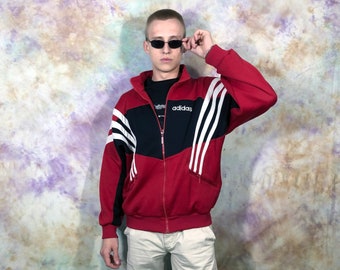adidas jacket red