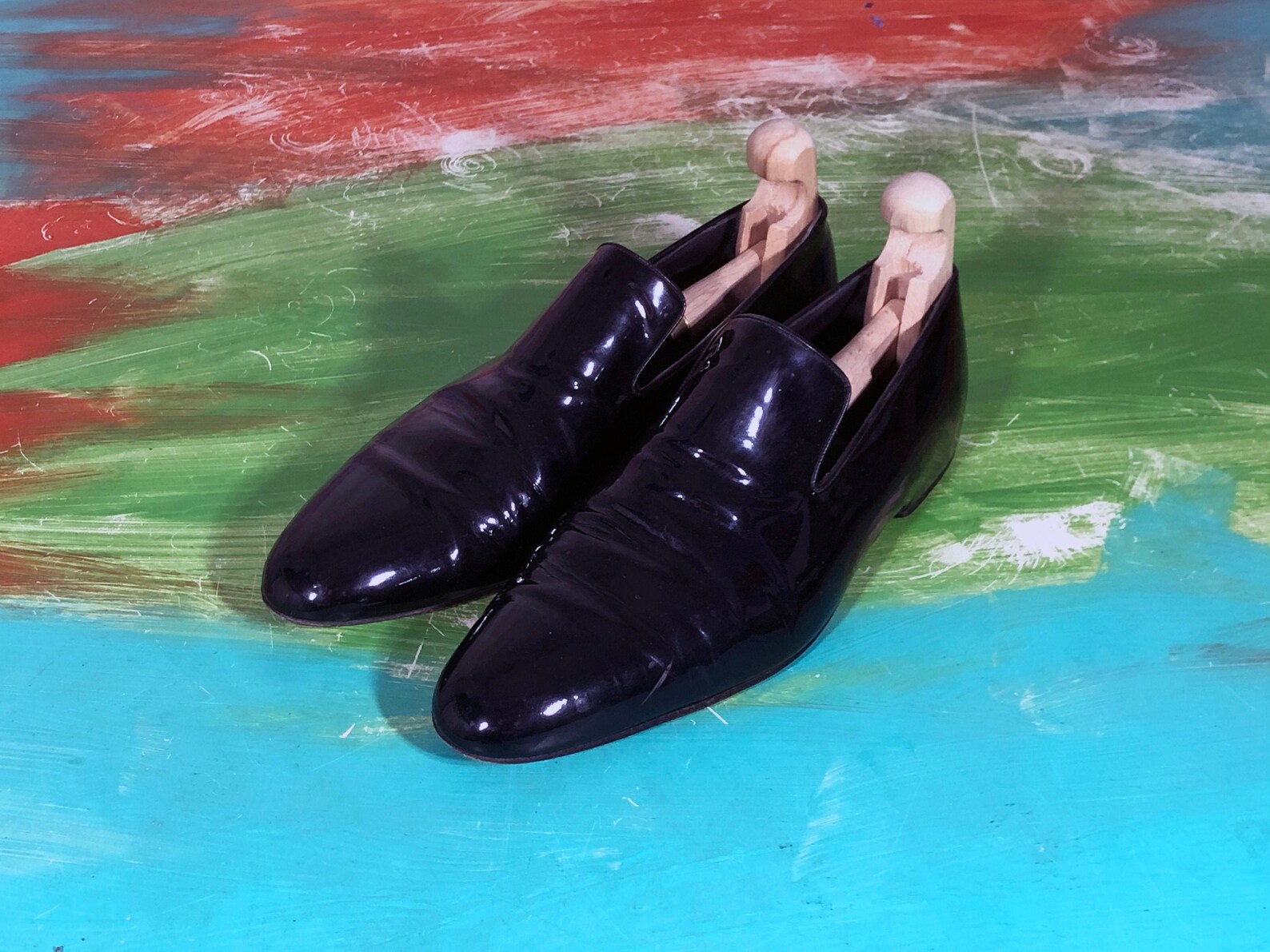 Bally Vintage Men's Black Slipper Loafers | Etsy