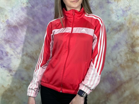 Adidas Vintage Womens Red and White 