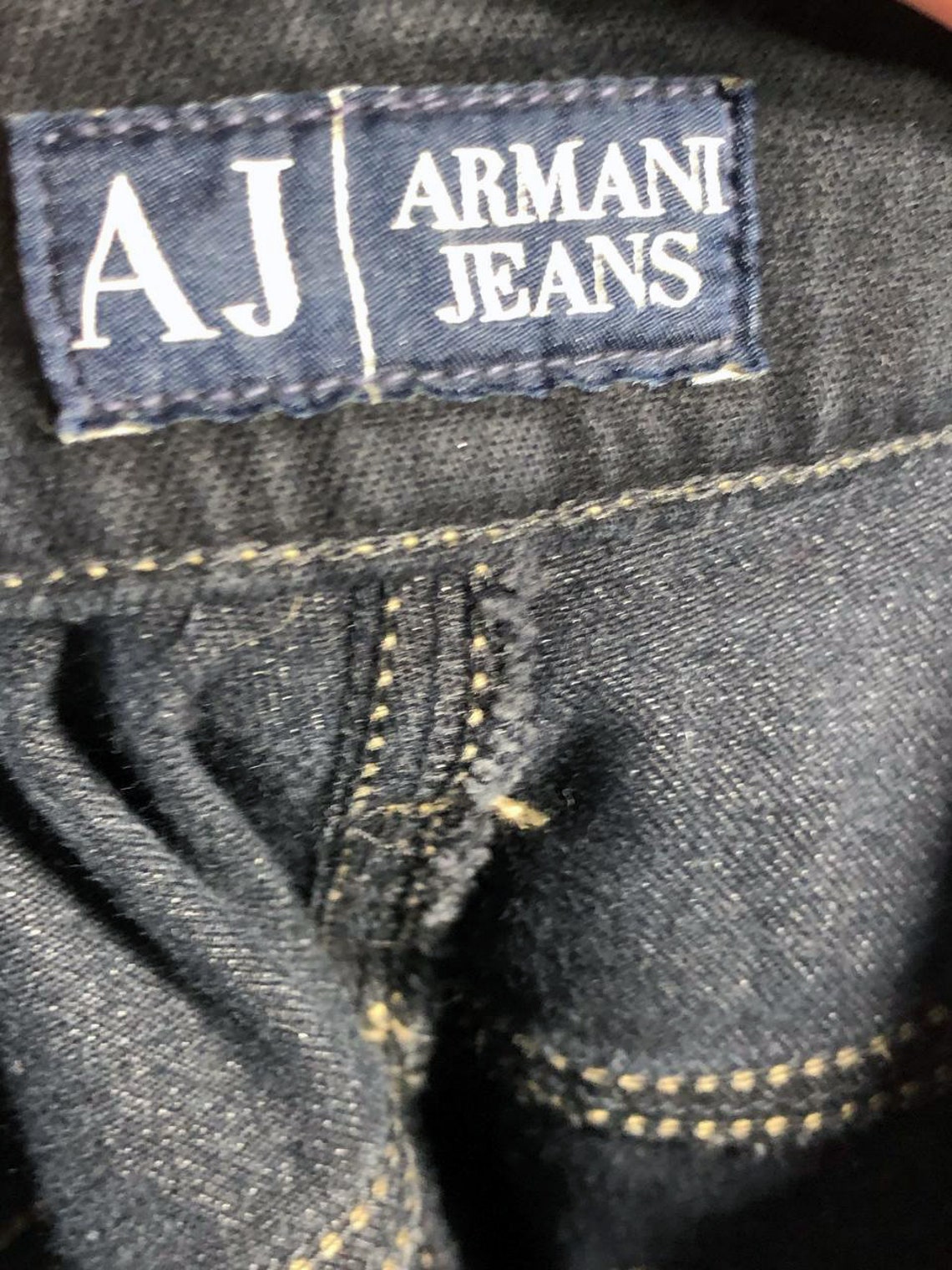 Armani Jeans Vintage Men's Denim Pants Black Jeans Etsy