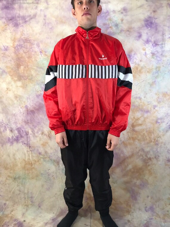 le coq sportif tracksuit mens yellow