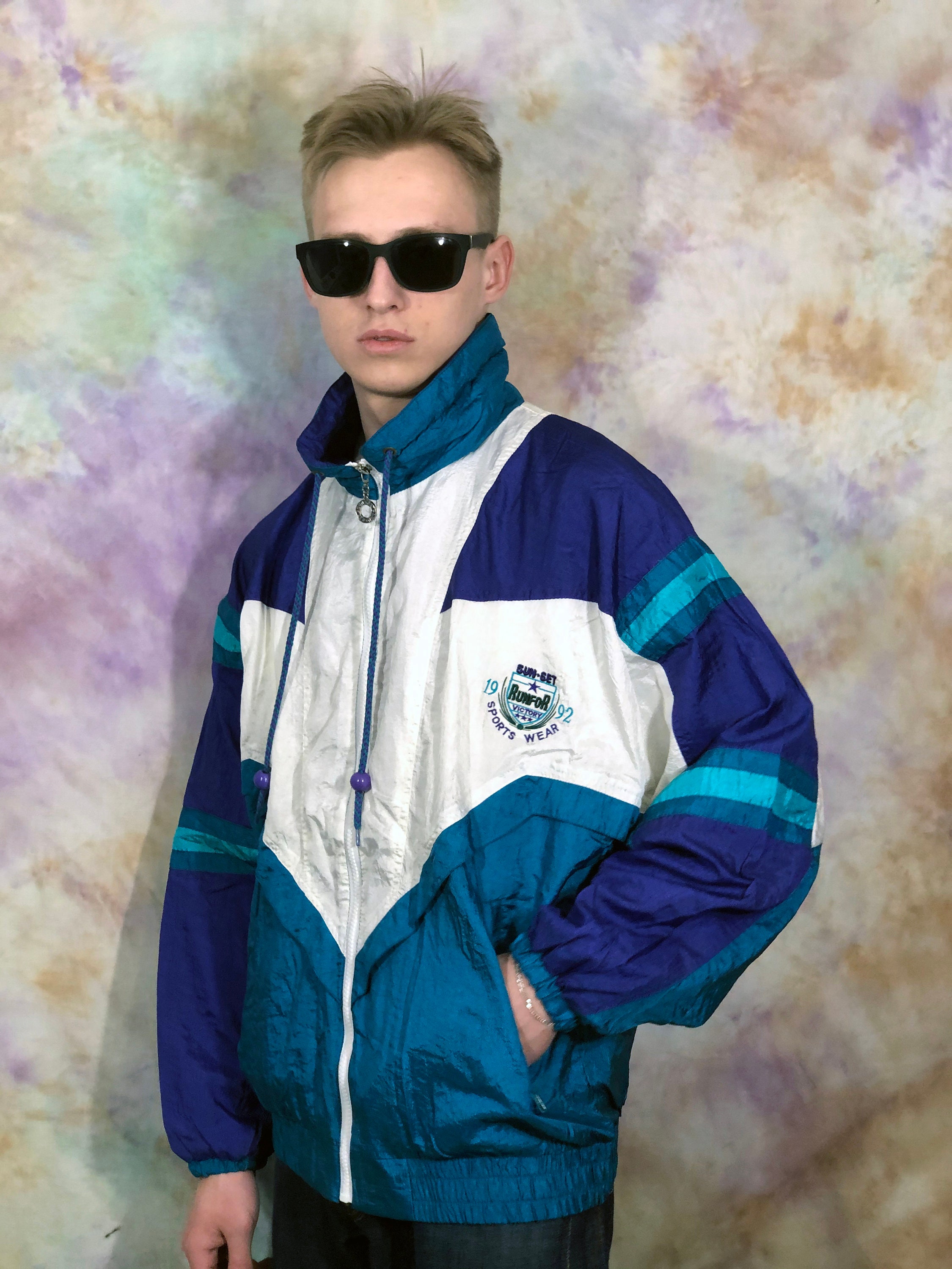 Adidas Windbreaker Sport Jacket 90s men