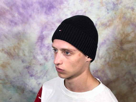 vintage tommy hilfiger beanie