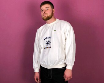 LACOSTE MEN'S LOGO BRANDED SWEATSHIRT JUMPER IN THYME GREEN // BNWT // LACOSTE MEN'S LOGO BRANDED SWEATSHIRT JUMPER IN THYME GREEN // BNWT //