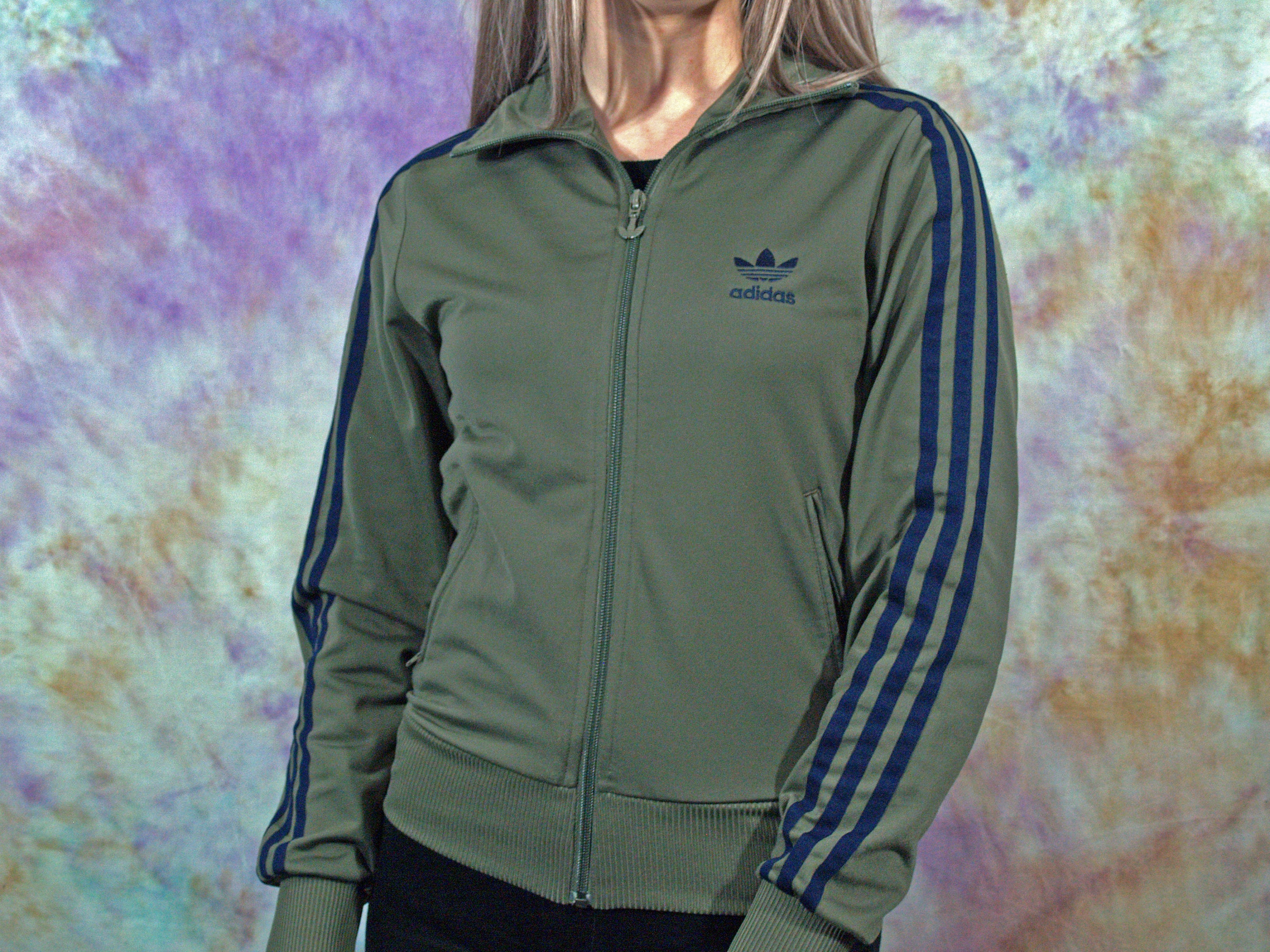 Green Adidas Jacket - Etsy