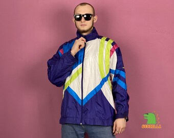 Purple adidas jacket | Etsy België