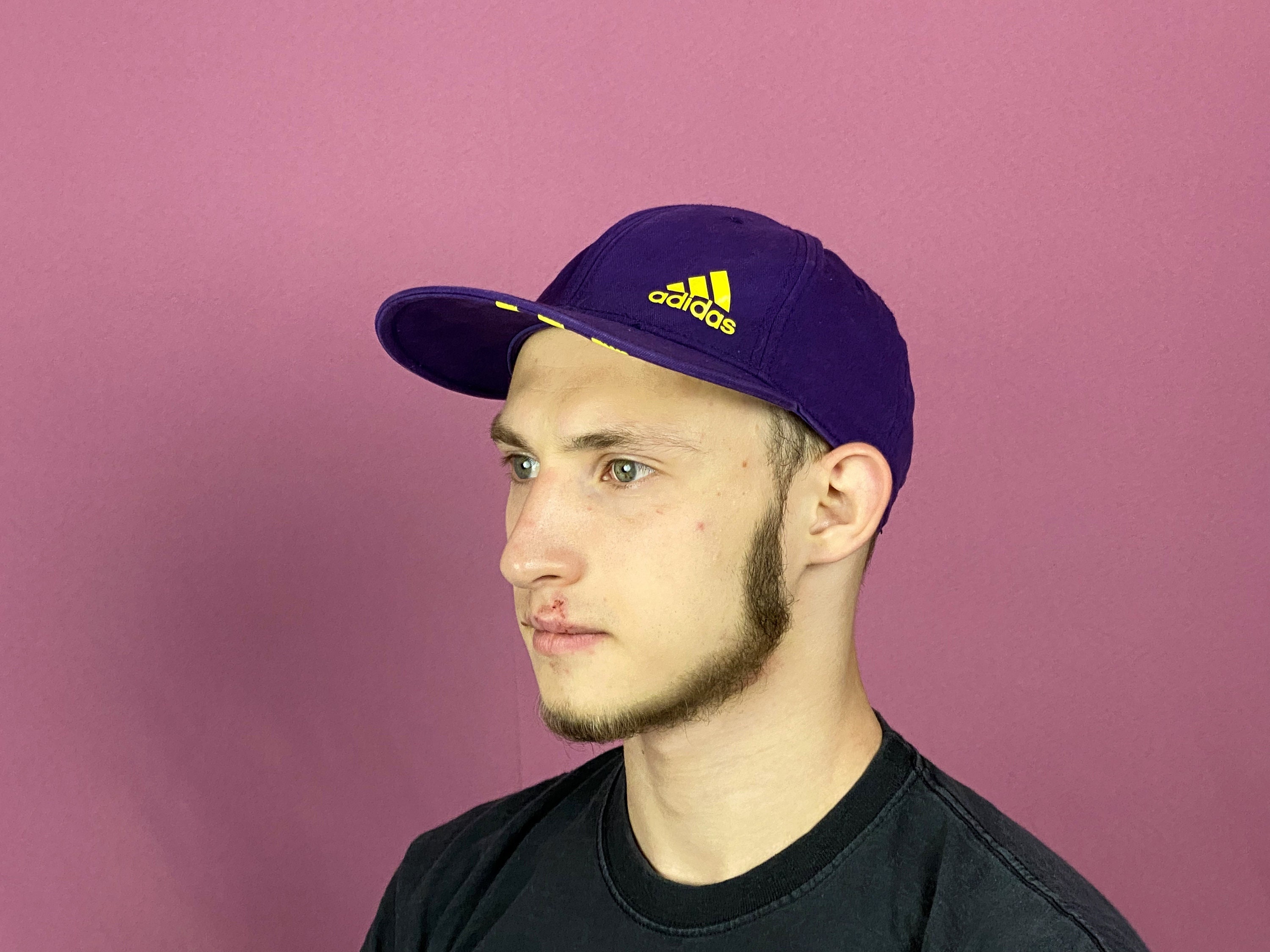 Adidas Vintage Purple Cap Retro 