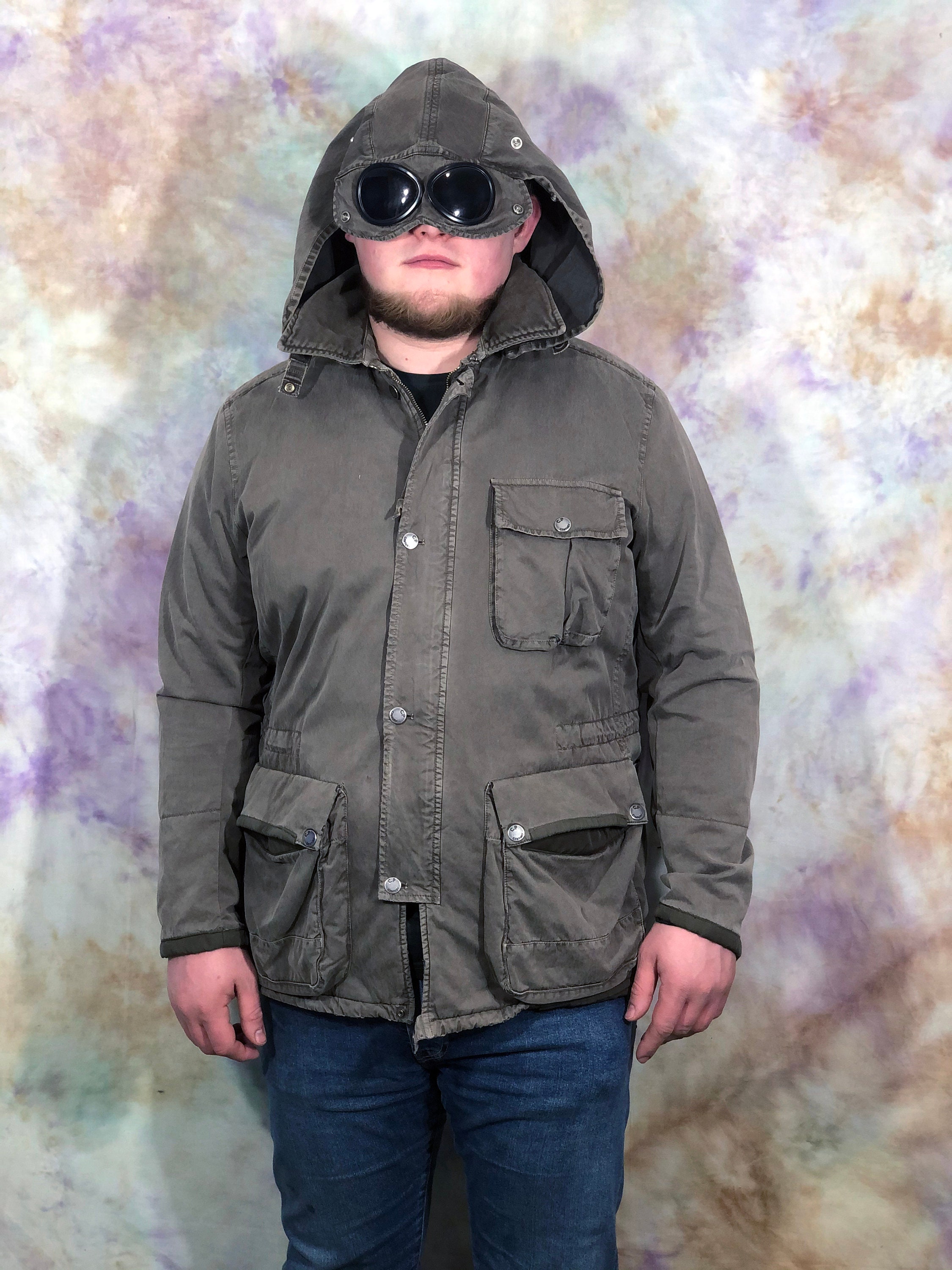 vintage cp company goggle jacket