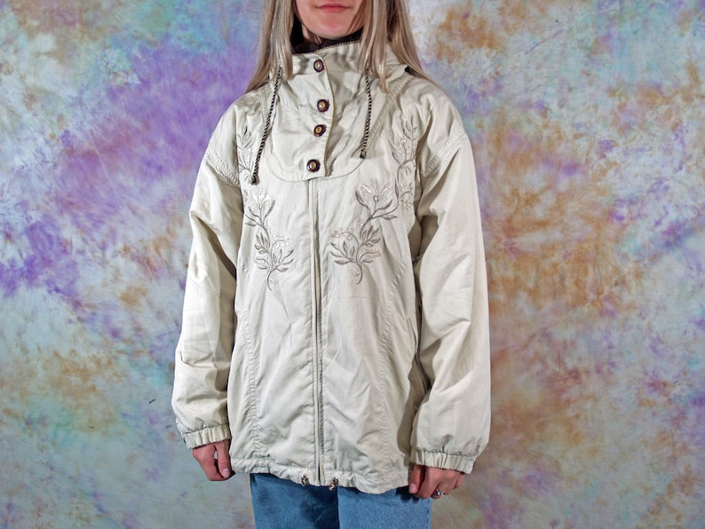 Bogner Ski jacket Vintage Women's White Full ZIp Jacket Etsy