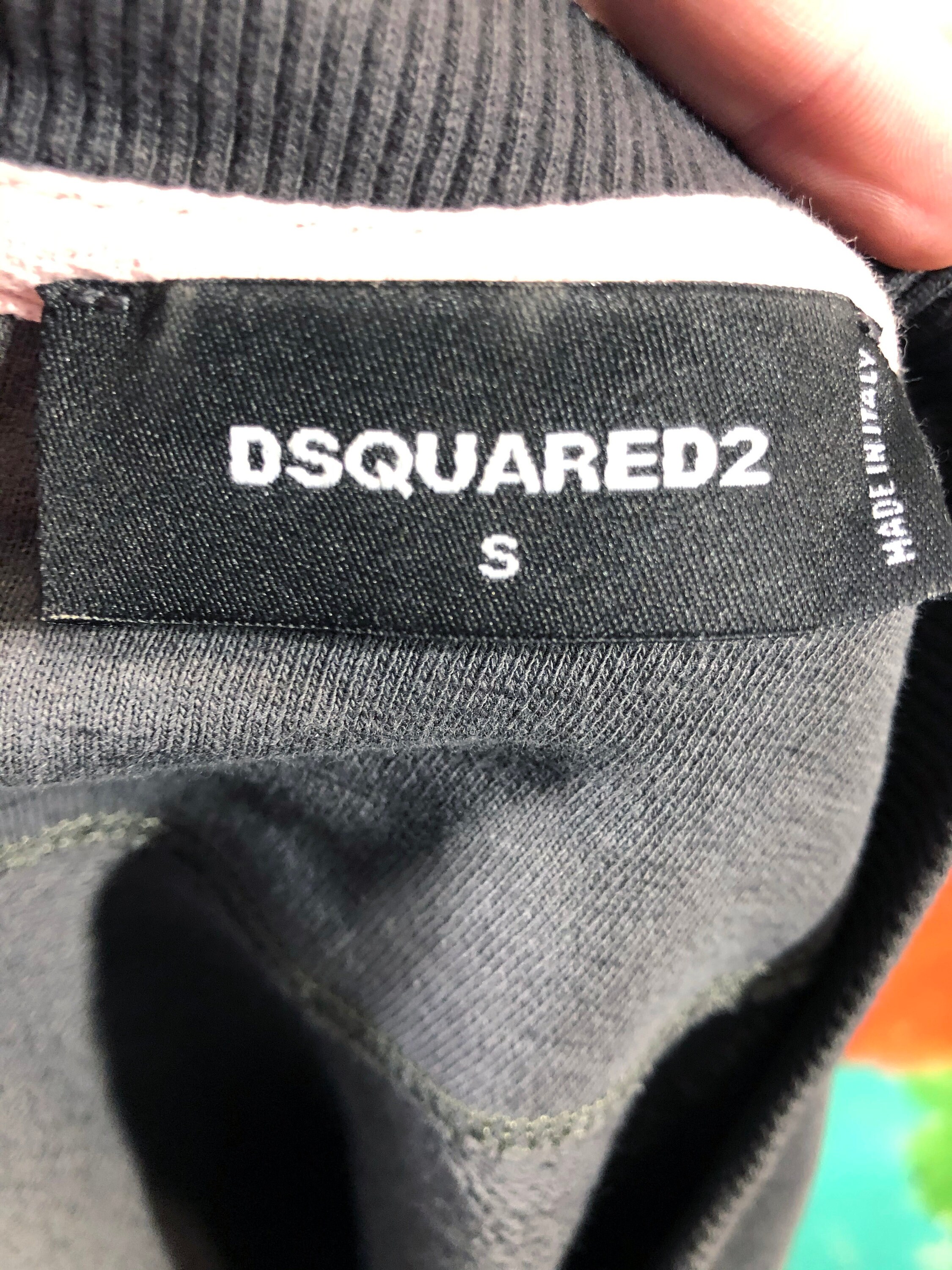Dsquared2 Vintage Men's Gray Big Logo 