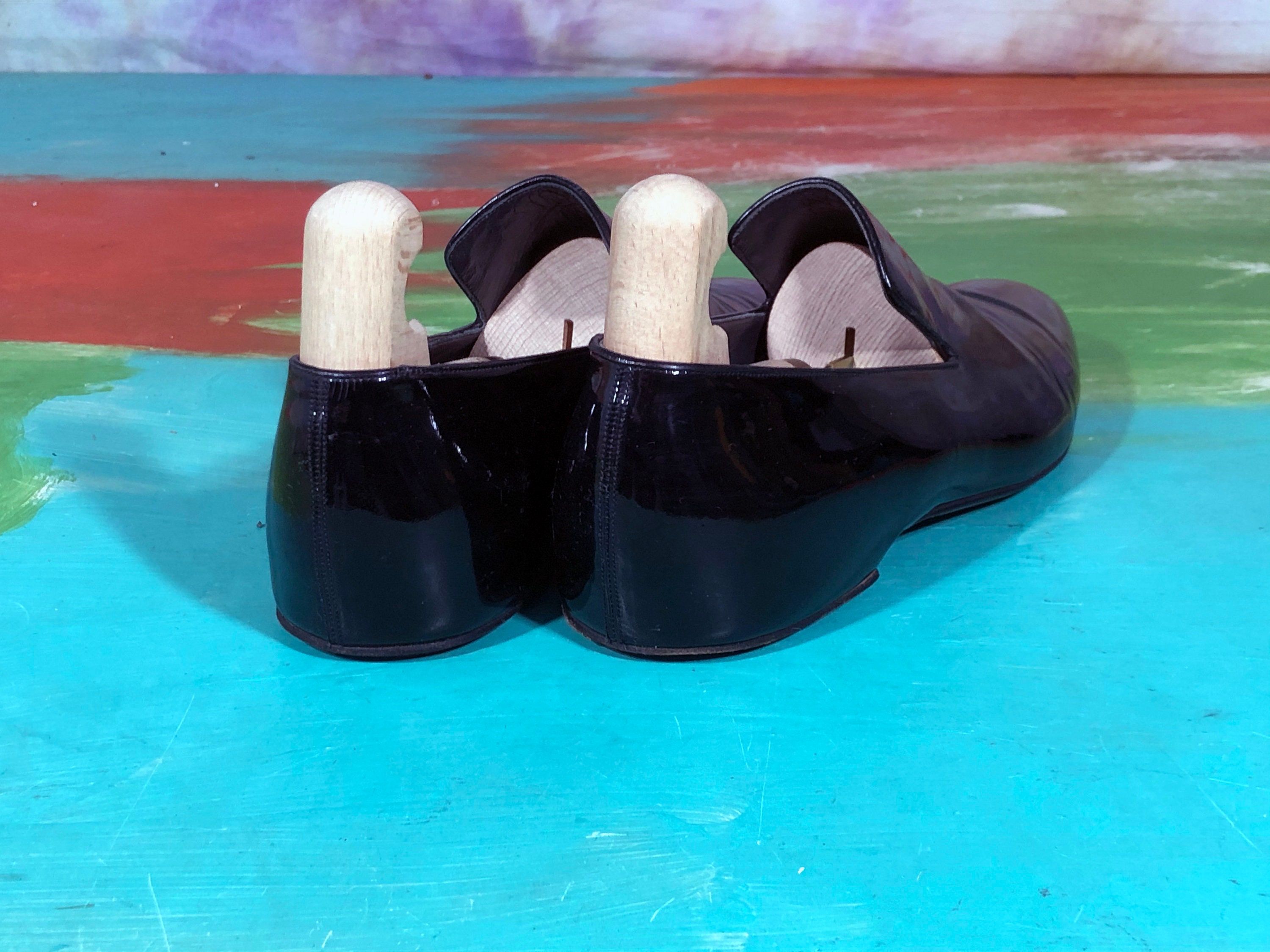 bally leather slippers