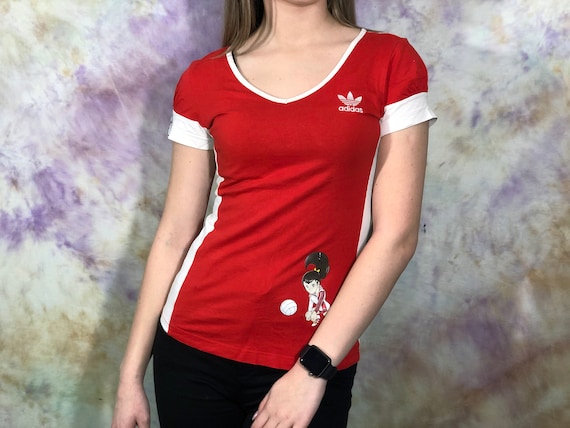 vintage adidas t shirt women's