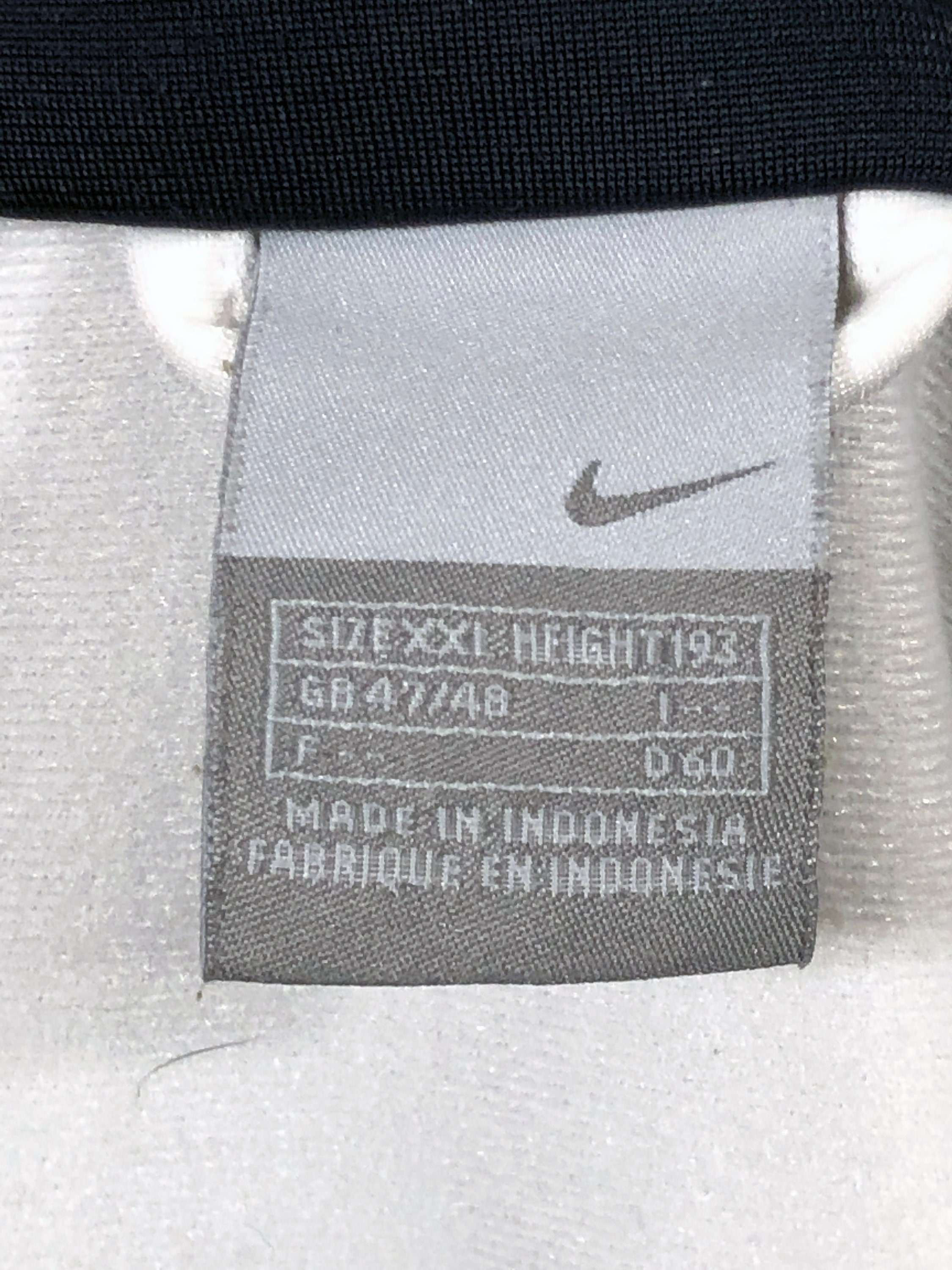 2000s Nike Vintage Men's White and Black Sport Jacket | Etsy