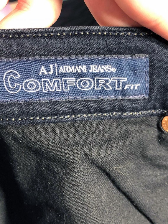 Armani Jeans Vintage Men's Denim Pants Black Jeans | Etsy