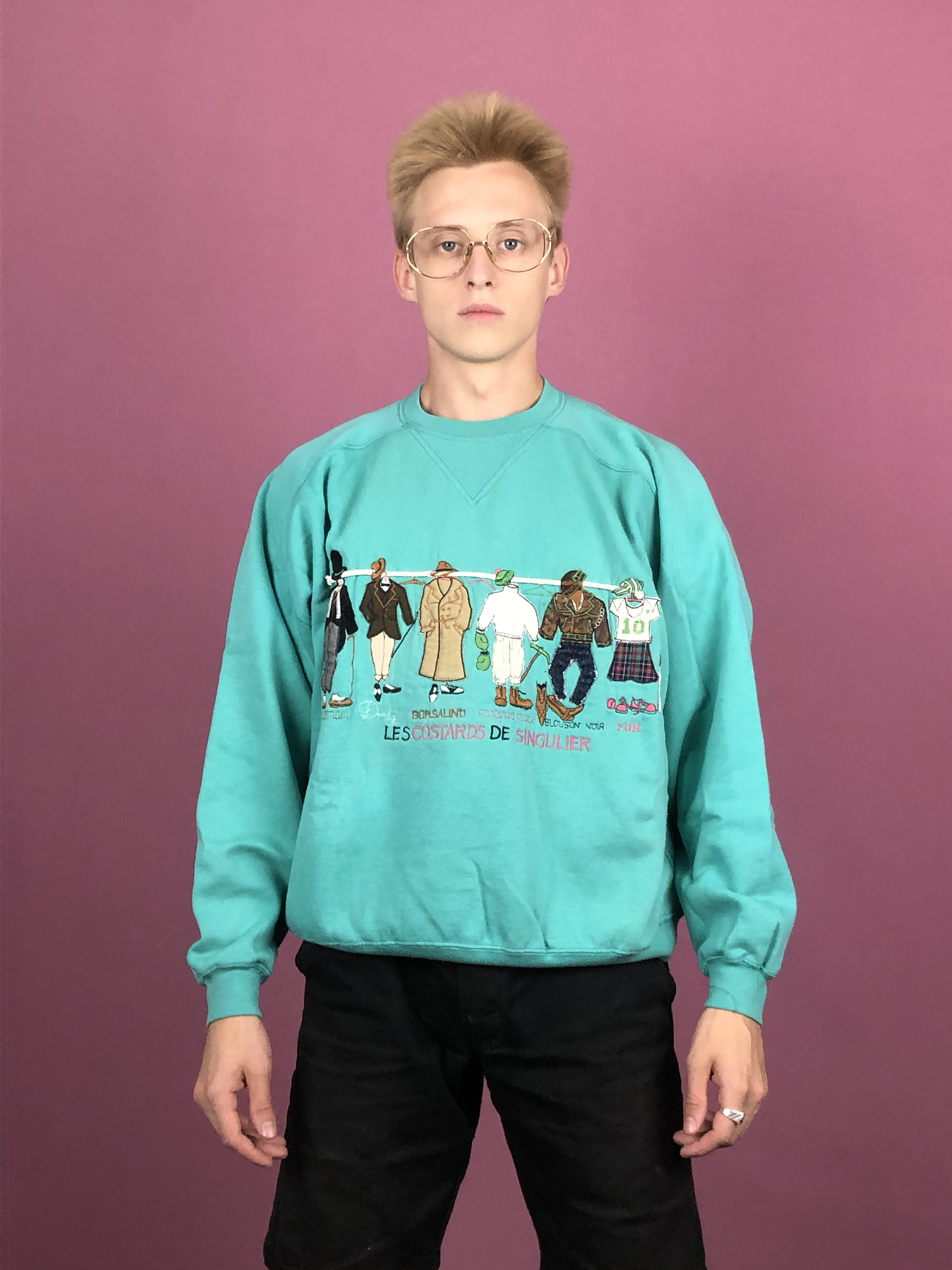90s Streetwear Vintage Men's Blue 