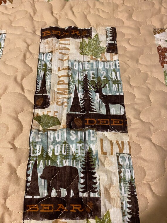 Wild Animal Silhouettes Quilt Wild Animal Silhouettes Quilt