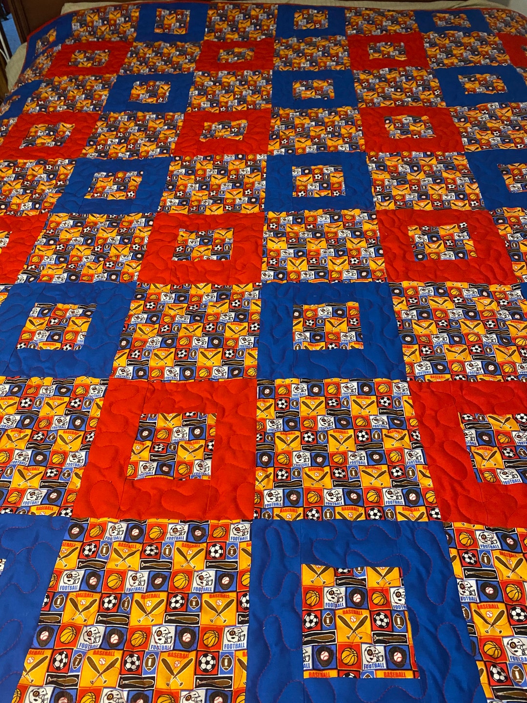 Game Night Quilt Etsy