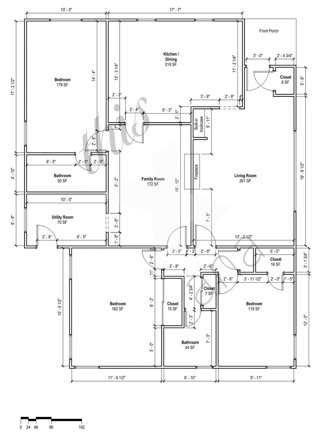 2D Floor Plan Service: Custom Blueprint From Drawing - Etsy