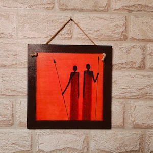 African Decor Housewares Decor African Wall Decor Africa Decor Handmade Decoupage Decor Hanging Home Decor Africa Lover Gift Africa Style