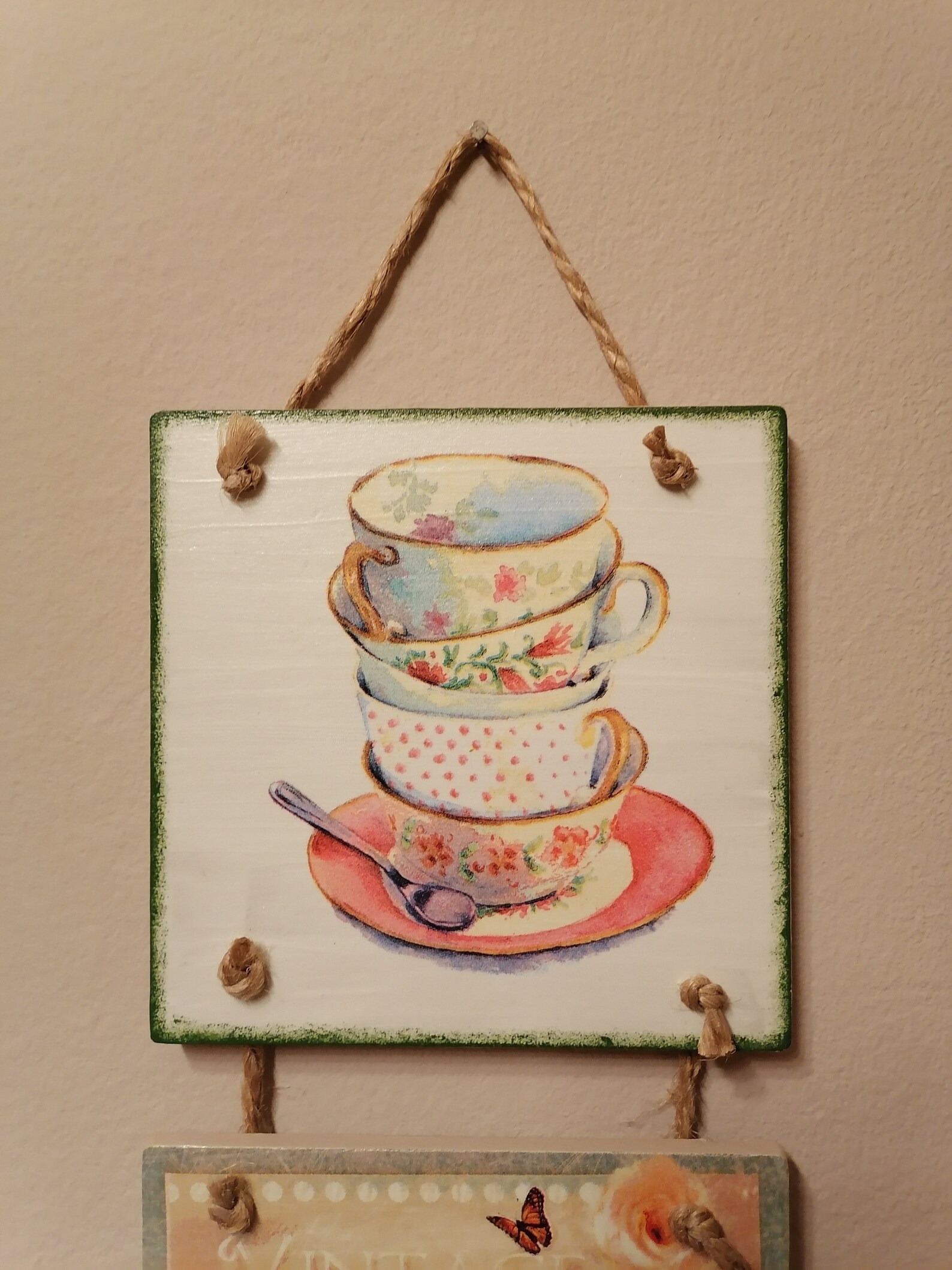 Coffee Decor Kitchen Wall Decor Coffee Wall Decor Decoupage Hanging