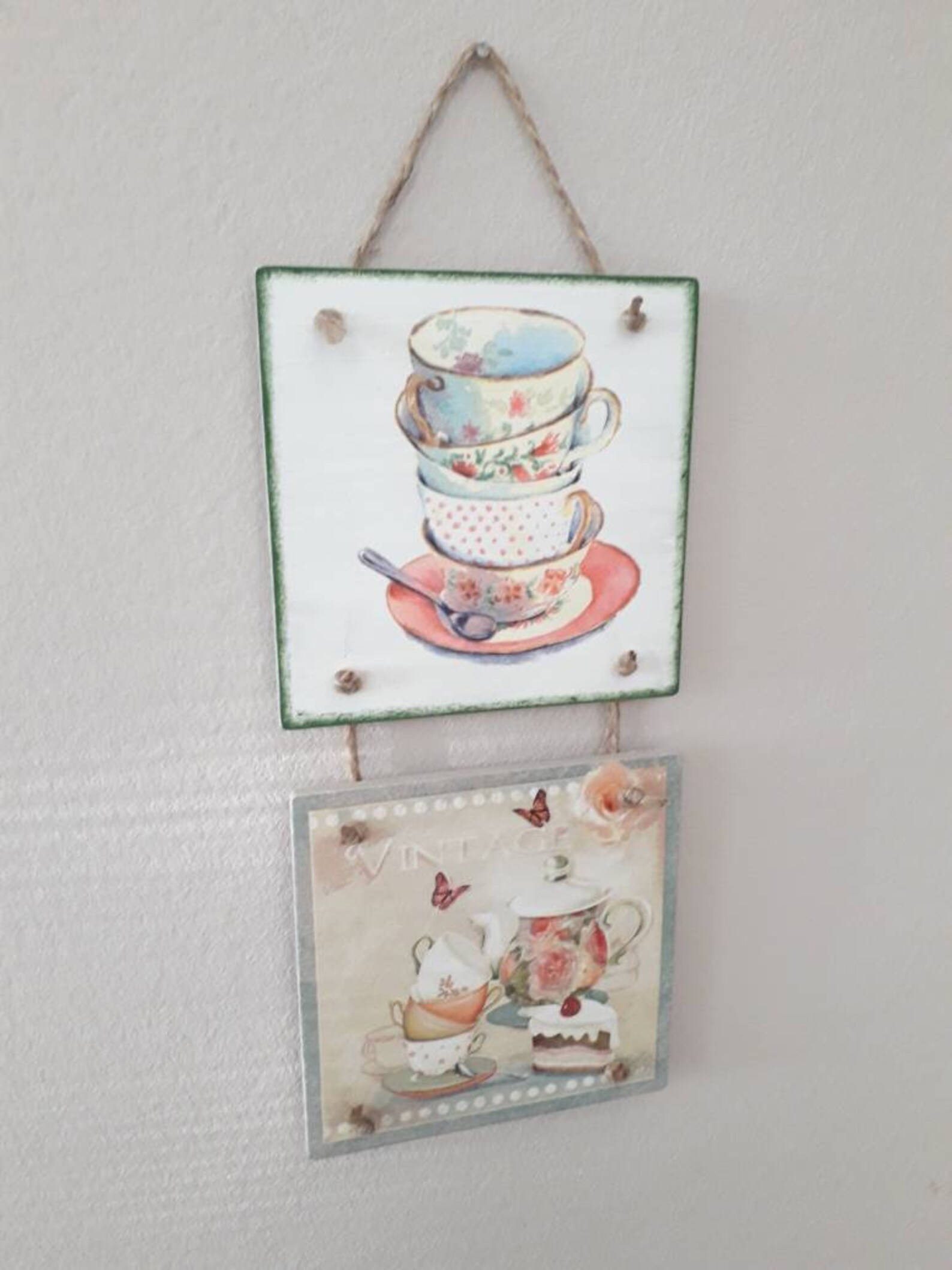 Coffee Decor Kitchen Wall Decor Coffee Wall Decor Decoupage Hanging