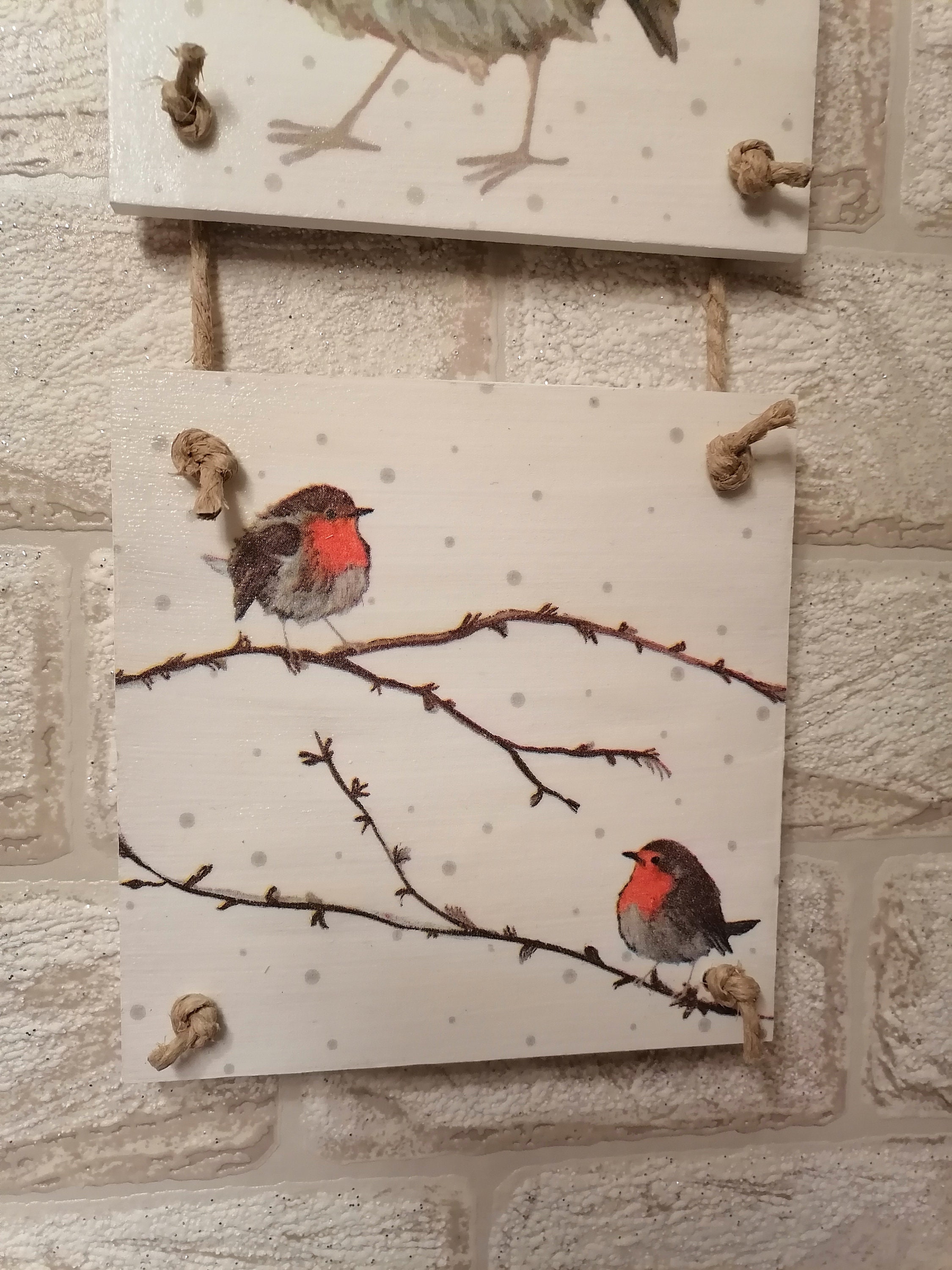 Robin Bird Decor Bird Wall Decor Robin Decor Country Style Decor ...