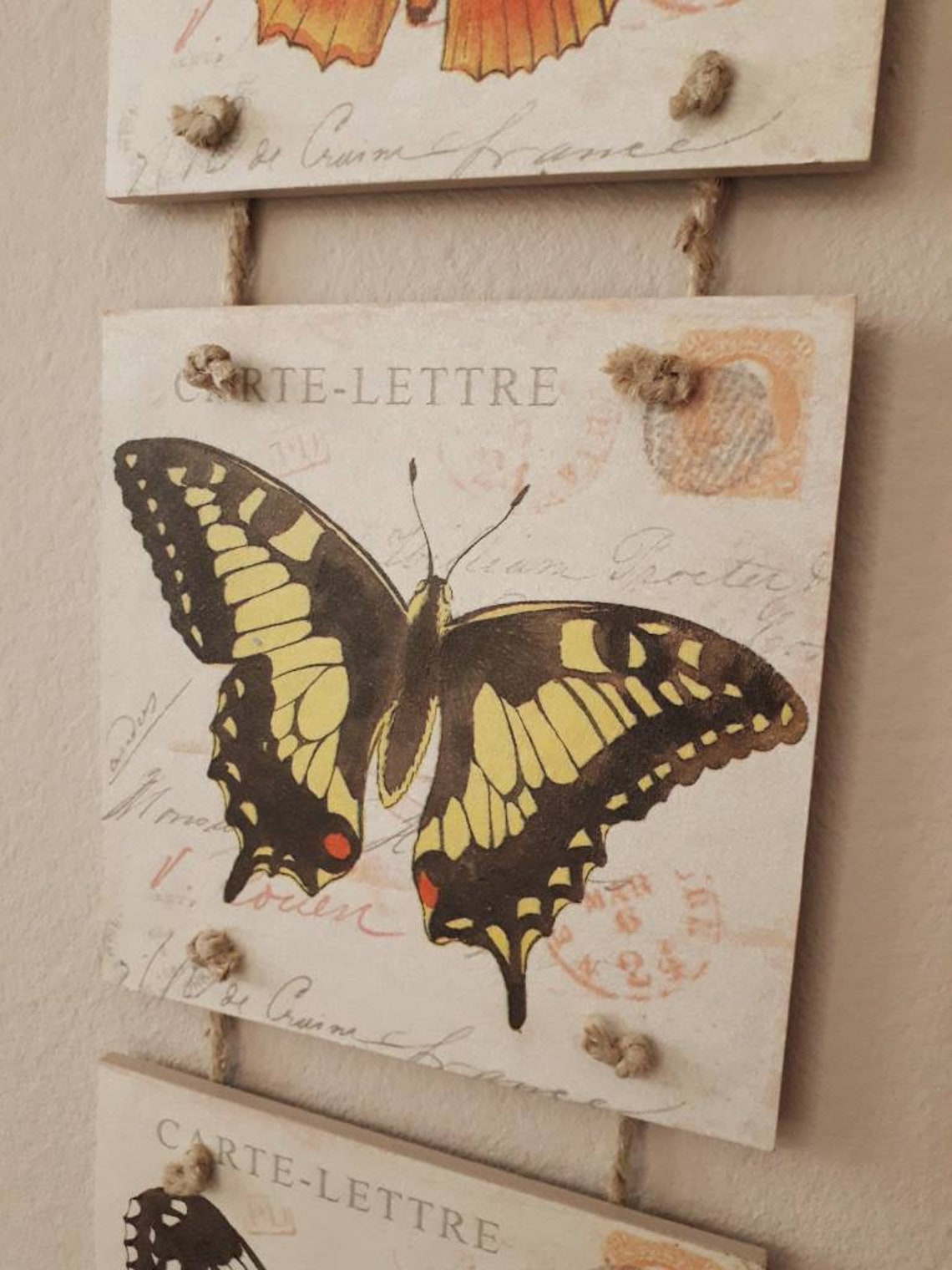 Butterfly Decor Wall Hanging Butterfly Home Decor Handmade Etsy