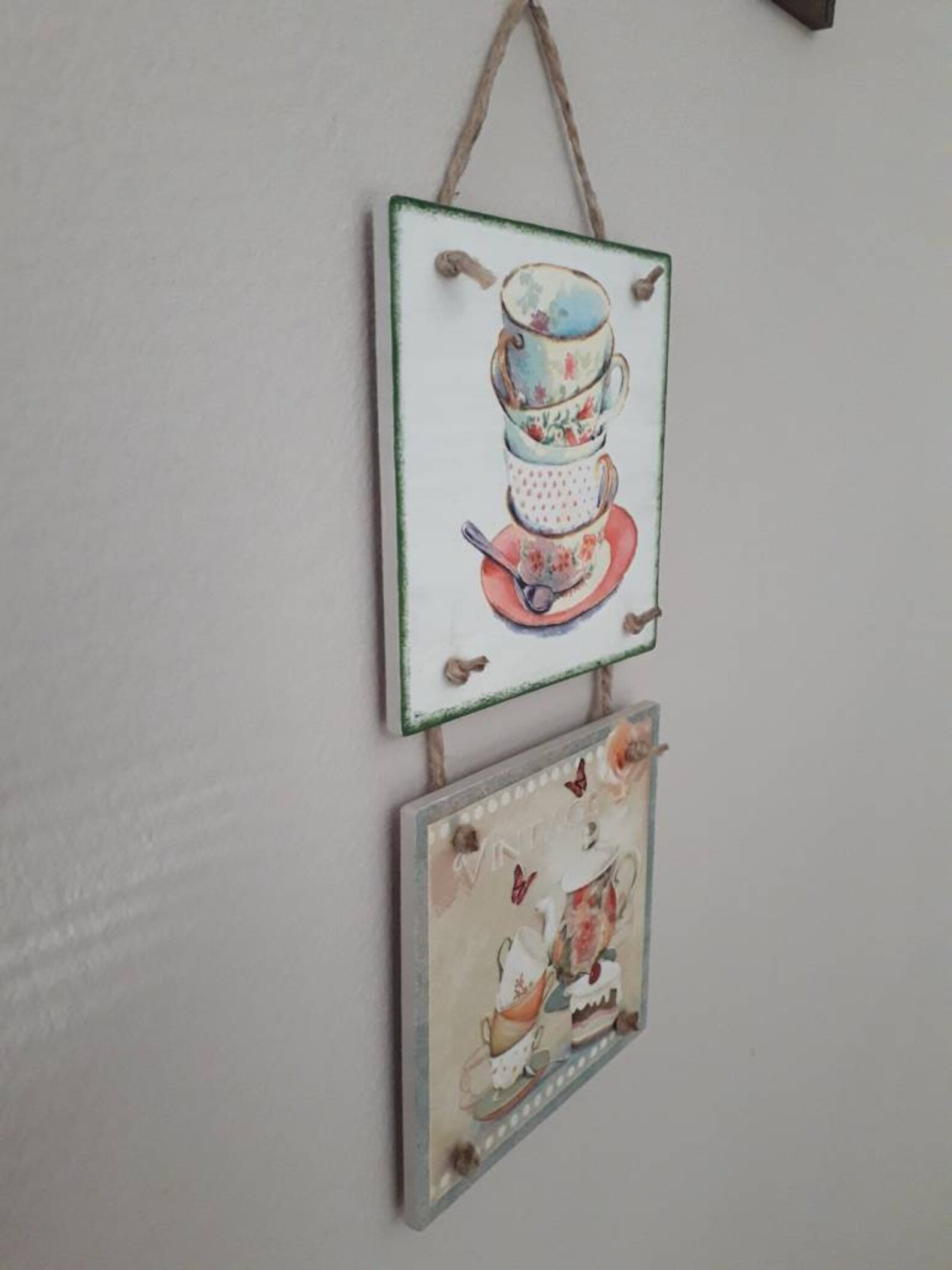 Coffee Decor Kitchen Wall Decor Coffee Wall Decor Decoupage Hanging