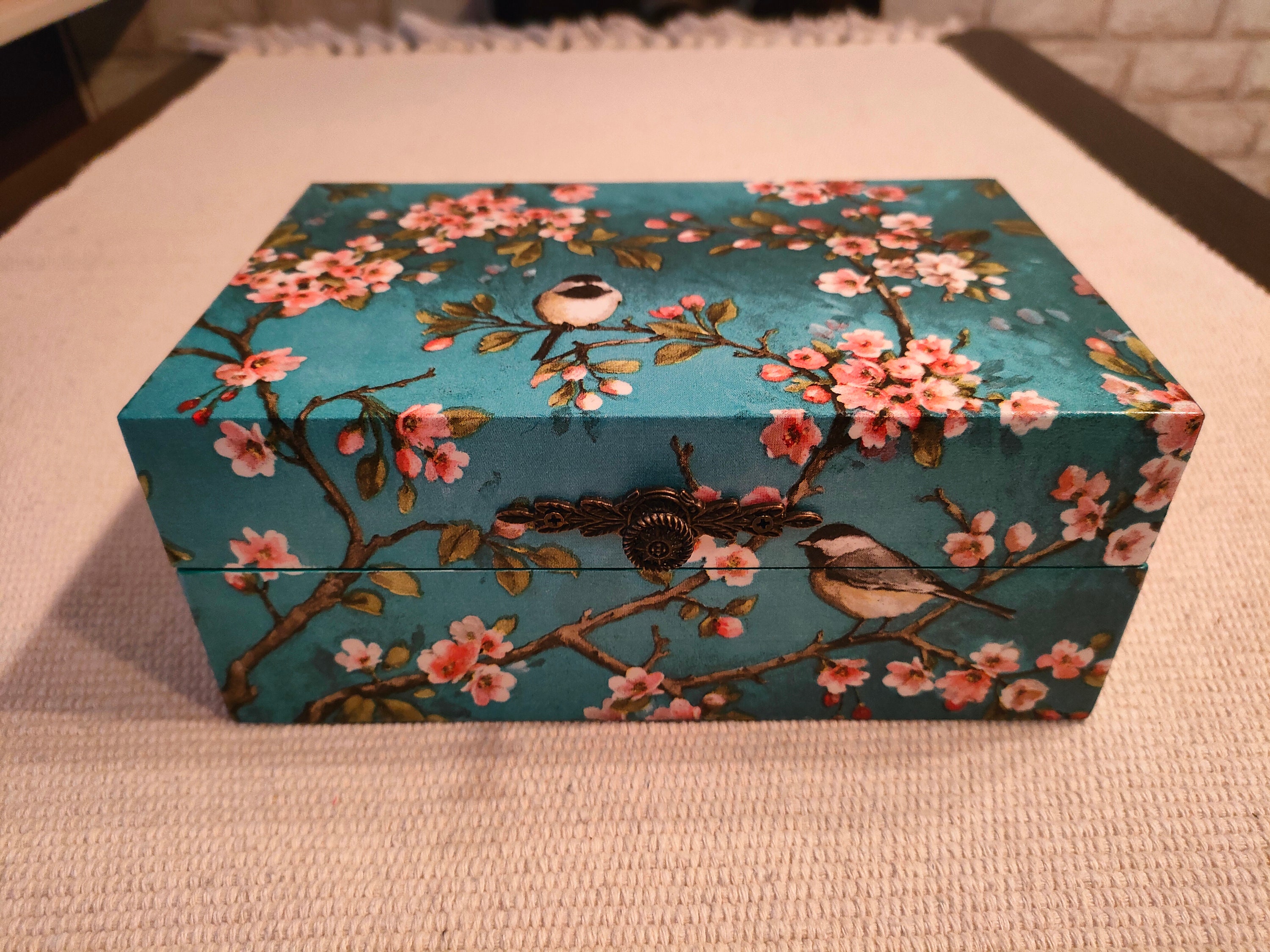 Cherry blossom jewelry box sale