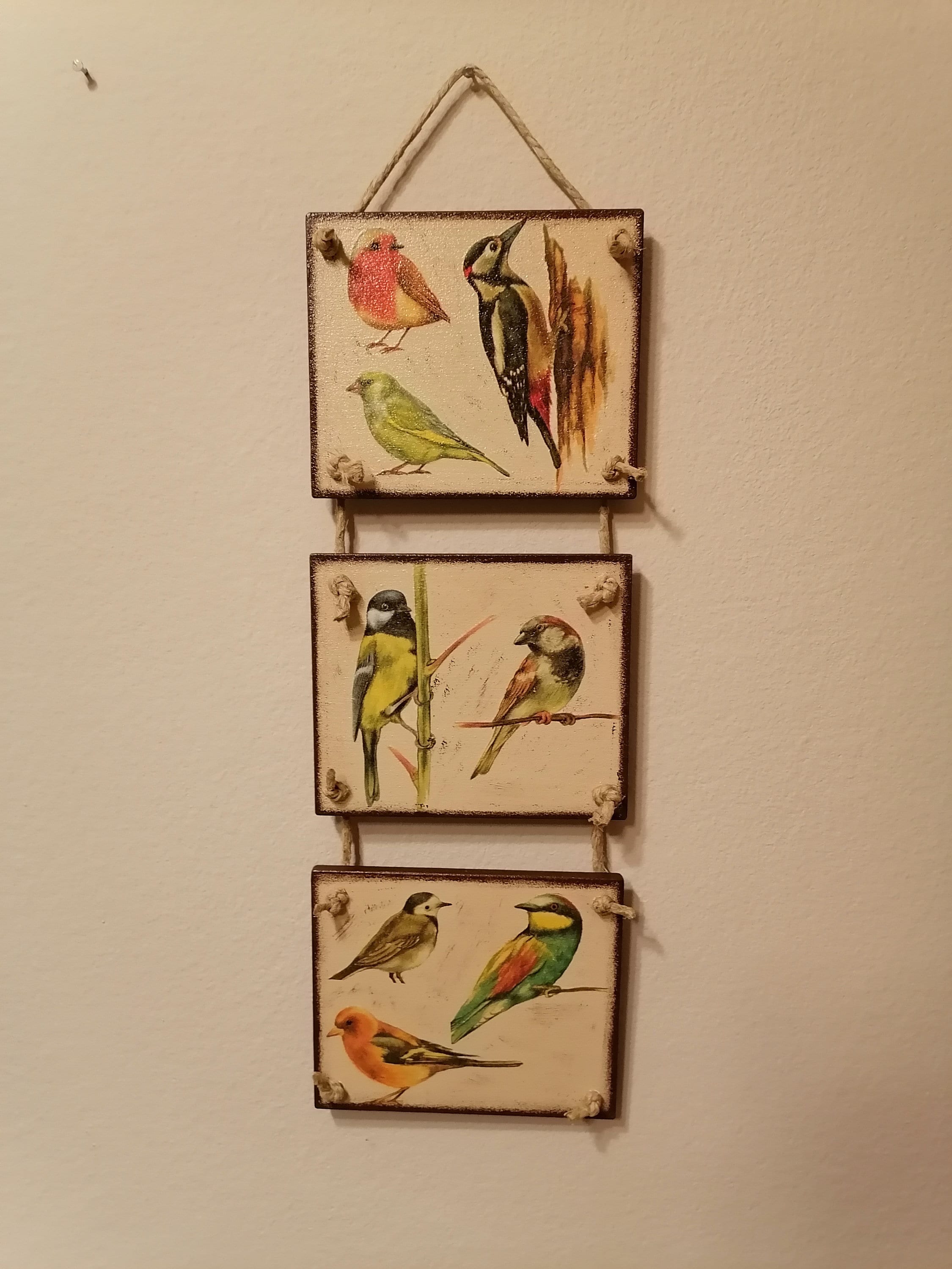 Bird Decor Bird Wall Decor Bird Hanging Decor Country Style Etsy