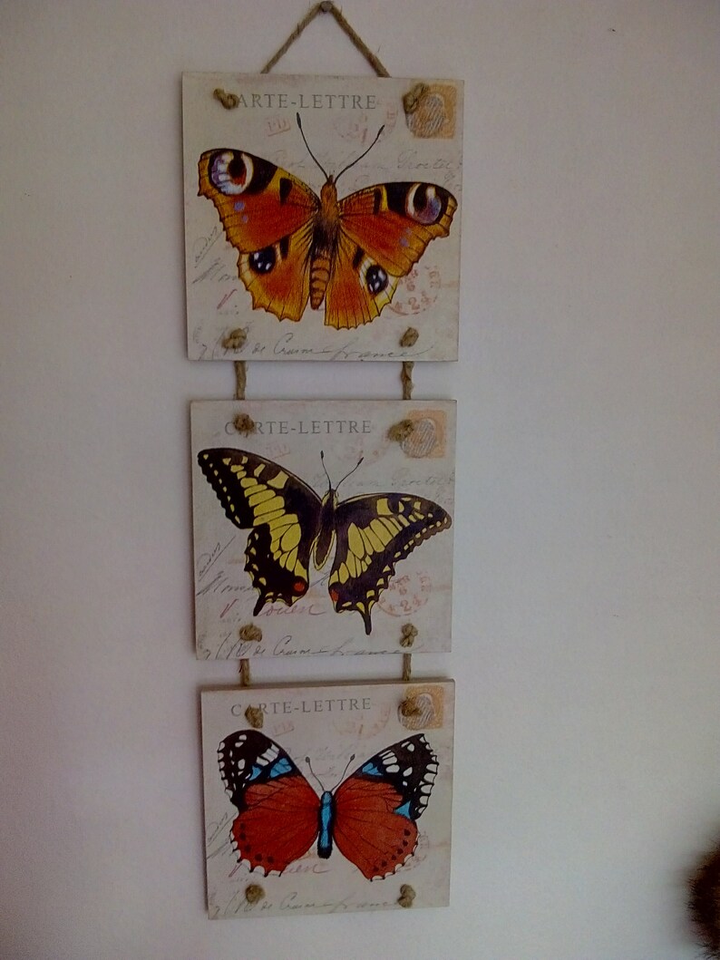 Butterfly Decor Wall Hanging Butterfly Home Decor Handmade Etsy