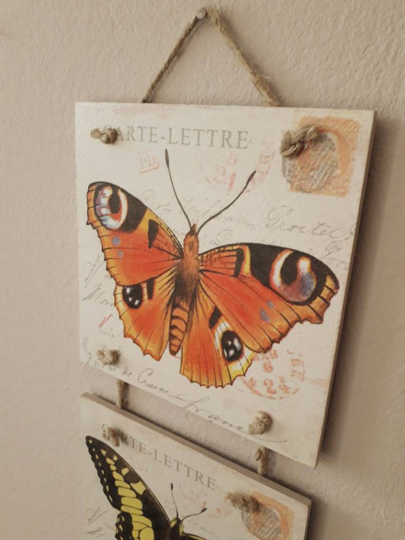 Butterfly Decor Wall Hanging Butterfly Home Decor Handmade Etsy