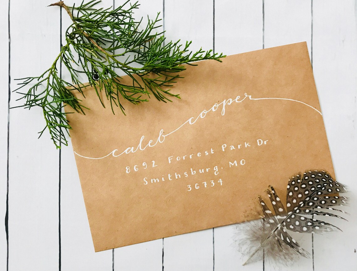 Handwritten Wedding Envelopes Wedding Calligraphy Envelope Etsy