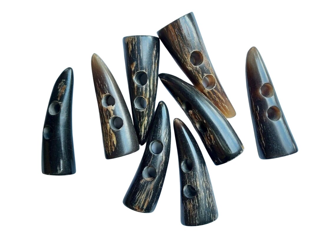 Lot De 5 Paires De Boutons à Bascule En Cuir - Pour Manteau, Veste, Pull - Décoration Et Couture
