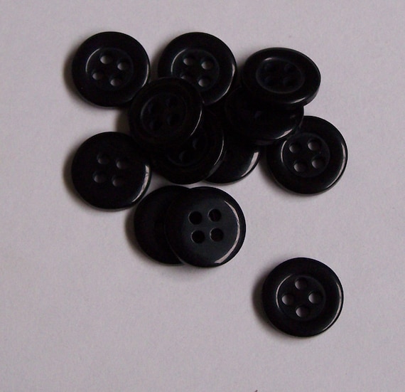 white shirt buttons 9mm 12mm 14mm /& 16mm 2 holes sold per 25 buttons