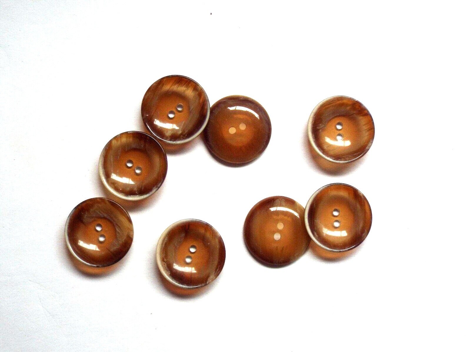  VILLCASE 10pcs Wooden Coat Buttons Flatback Buttons