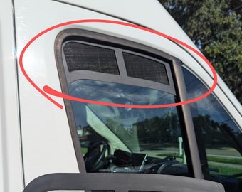 2X Window Vent Bug Screen Mesh Inserts for RAM PROMASTER Van 2014-2026