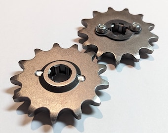 QS138 70H V3 Sprocket 520 Pitch 12 Tooth 13T 14T 17mm x 14mm *Extra Strong*