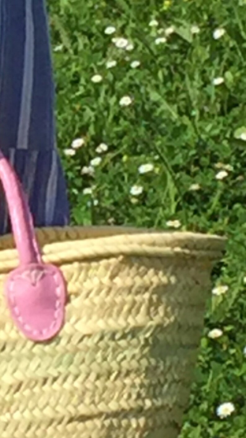 Moroccan basket straw bag souk basket, hand-held basket wicker basket