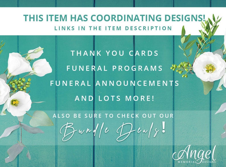 Obituary Program Template Editable Funeral Program Scenery Celebration of Life Funeral Program Template Funeral Card Template