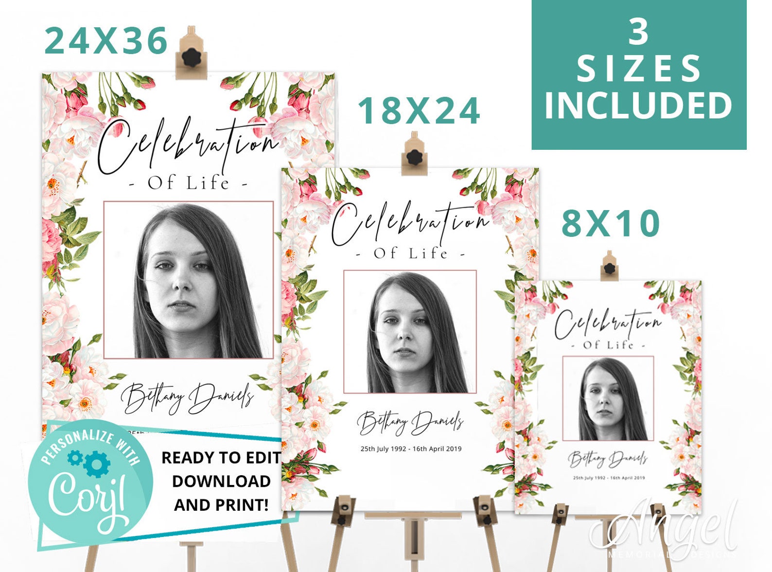 Funeral Sign | Funeral Welcome Sign | Printable Funeral Welcome Sign ...