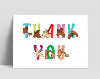 BSL Thank You Card