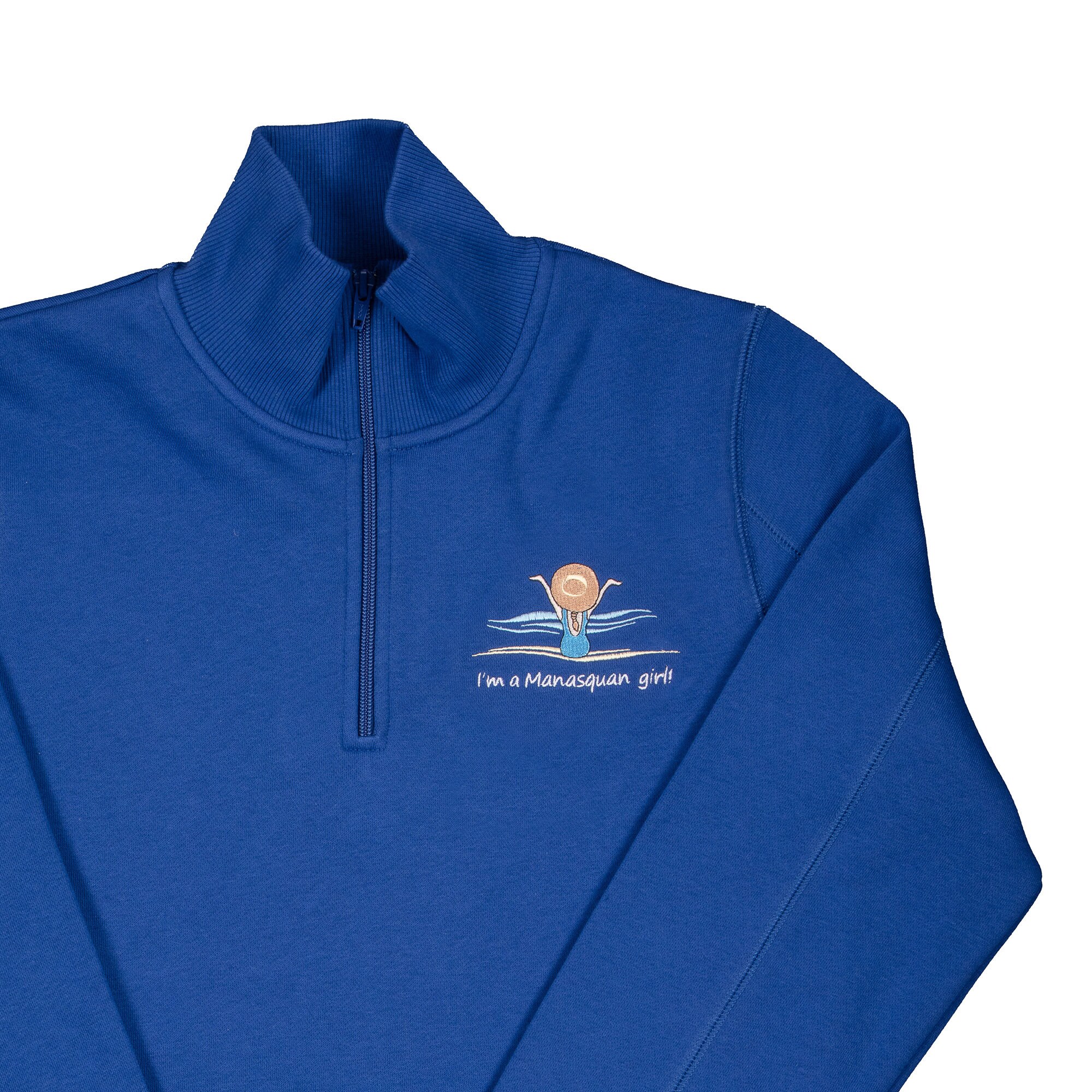 Signature i'm a Manasquan Girl 1/4 Zip Sweatshirt Ladies Cut Etsy